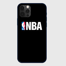 Чехол для iPhone 12 Pro NBA logo sport, цвет: 3D-черный