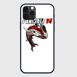 Чехол для iPhone 12 Pro Ducati Panigale V4 shark, цвет: 3D-черный