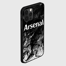 Чехол для iPhone 12 Pro Arsenal black graphite, цвет: 3D-черный — фото 2