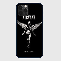 Чехол для iPhone 12 Pro Nirvana album, цвет: 3D-черный