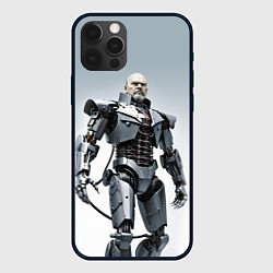 Чехол для iPhone 12 Pro Cyber Lenin - ai art, цвет: 3D-черный