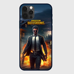 Чехол для iPhone 12 Pro PUBG персонаж после взрыва, цвет: 3D-черный