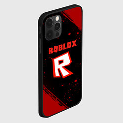 Чехол для iPhone 12 Pro Roblox текстура мобайл гейм, цвет: 3D-черный — фото 2