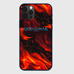 Чехол для iPhone 12 Pro God of war fire steel, цвет: 3D-черный