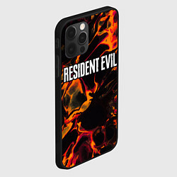 Чехол для iPhone 12 Pro Resident Evil red lava, цвет: 3D-черный — фото 2