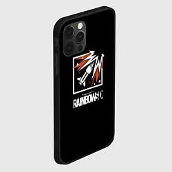 Чехол для iPhone 12 Pro Rainbow six action game, цвет: 3D-черный — фото 2