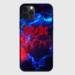 Чехол для iPhone 12 Pro AC DC space, цвет: 3D-черный