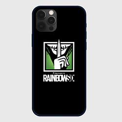 Чехол для iPhone 12 Pro Rainbow six шутер онлайн, цвет: 3D-черный