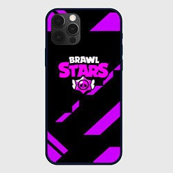 Чехол для iPhone 12 Pro Brawl stars geometry, цвет: 3D-черный