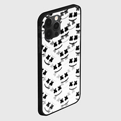 Чехол для iPhone 12 Pro Marshmello dj pattern, цвет: 3D-черный — фото 2