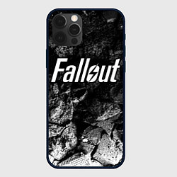 Чехол iPhone 12 Pro Fallout black graphite