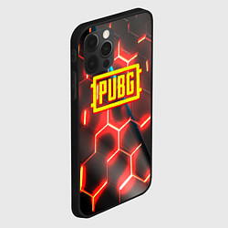 Чехол для iPhone 12 Pro PUBG соты броня, цвет: 3D-черный — фото 2