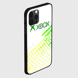 Чехол для iPhone 12 Pro Xbox краски текстура геймер, цвет: 3D-черный — фото 2