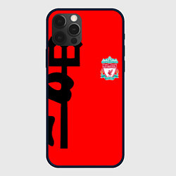 Чехол для iPhone 12 Pro Liverpool fc sport steel, цвет: 3D-черный