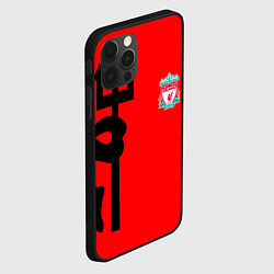 Чехол для iPhone 12 Pro Liverpool fc sport steel, цвет: 3D-черный — фото 2