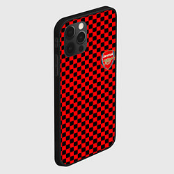 Чехол для iPhone 12 Pro Arsenal текстура клетка, цвет: 3D-черный — фото 2