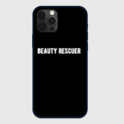 Чехол для iPhone 12 Pro Beauty rescuer спасатель красоты, цвет: 3D-черный