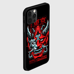 Чехол для iPhone 12 Pro Cyberpunk 2077 Japan, цвет: 3D-черный — фото 2