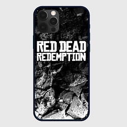 Чехол для iPhone 12 Pro Red Dead Redemption black graphite, цвет: 3D-черный