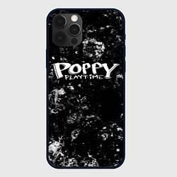 Чехол для iPhone 12 Pro Poppy Playtime black ice, цвет: 3D-черный