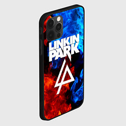 Чехол для iPhone 12 Pro Linkin park битва огней, цвет: 3D-черный — фото 2