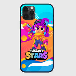 Чехол для iPhone 12 Pro Brawl Stars Шелли squad busters, цвет: 3D-черный