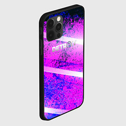 Чехол для iPhone 12 Pro Detroit become human neon, цвет: 3D-черный — фото 2