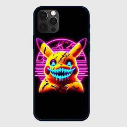 Чехол для iPhone 12 Pro Terrible Pikachu - halloween fantasy, цвет: 3D-черный