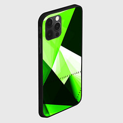 Чехол для iPhone 12 Pro Кислотная геометрия, цвет: 3D-черный — фото 2