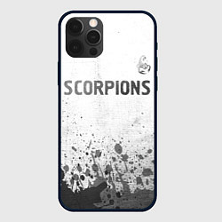 Чехол iPhone 12 Pro Scorpions - white gradient посередине