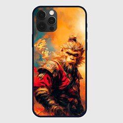 Чехол для iPhone 12 Pro Black Myth Wukong осень, цвет: 3D-черный