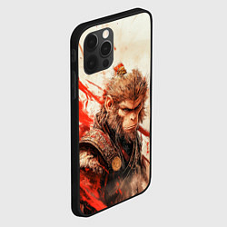 Чехол для iPhone 12 Pro Wukong на фоне с брызгами, цвет: 3D-черный — фото 2