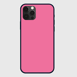 Чехол для iPhone 12 Pro Эмоция стыда - розовый, цвет: 3D-черный