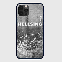 Чехол iPhone 12 Pro Hellsing - grey gradient посередине