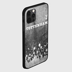 Чехол для iPhone 12 Pro Tottenham - grey gradient посередине, цвет: 3D-черный — фото 2