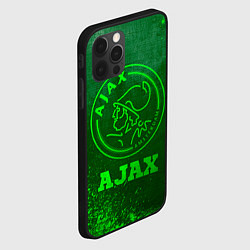 Чехол для iPhone 12 Pro Ajax - green gradient, цвет: 3D-черный — фото 2