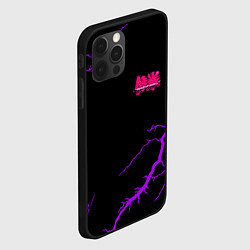 Чехол для iPhone 12 Pro Tekken storm neon, цвет: 3D-черный — фото 2