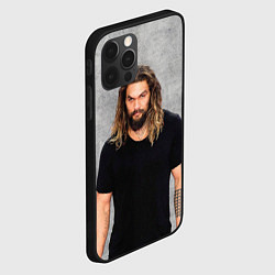 Чехол для iPhone 12 Pro Jason Momoa, цвет: 3D-черный — фото 2