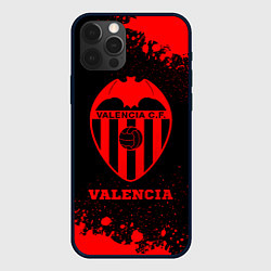 Чехол для iPhone 12 Pro Valencia - red gradient, цвет: 3D-черный