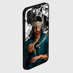 Чехол для iPhone 12 Pro Musashi Miyamoto, цвет: 3D-черный — фото 2