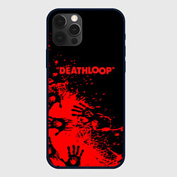 Чехол для iPhone 12 Pro Deathloop руки краска, цвет: 3D-черный