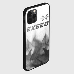 Чехол для iPhone 12 Pro Exeed - white gradient посередине, цвет: 3D-черный — фото 2