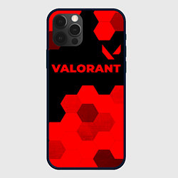 Чехол iPhone 12 Pro Valorant - red gradient посередине