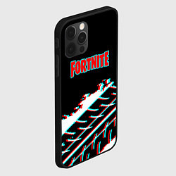 Чехол для iPhone 12 Pro Fortnite краски глитч, цвет: 3D-черный — фото 2