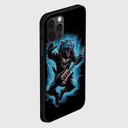 Чехол для iPhone 12 Pro Оборотень гитарист, цвет: 3D-черный — фото 2