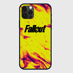 Чехол для iPhone 12 Pro Fallout fire steel, цвет: 3D-черный