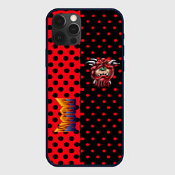 Чехол для iPhone 12 Pro Doom pattern steell, цвет: 3D-черный