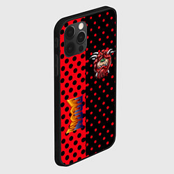 Чехол для iPhone 12 Pro Doom pattern steell, цвет: 3D-черный — фото 2