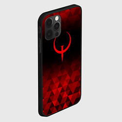 Чехол для iPhone 12 Pro Quake red poly, цвет: 3D-черный — фото 2