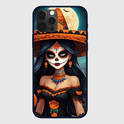 Чехол для iPhone 12 Pro Страшилки ведьмочка, цвет: 3D-черный